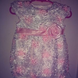 Toddler bubble romper pink